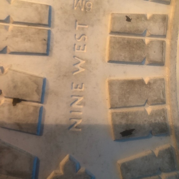 Nine West Pom Pom slip on sneaker navy blue with white stripes - Picture 4 of 6